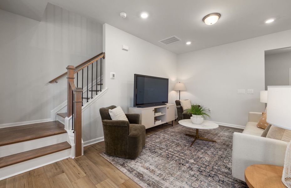 Furnished interior view inside a new home in Saunders Farm, Willow Spring (Image 13).