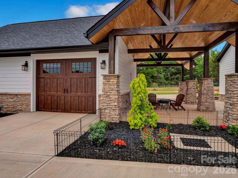 Exterior details and patio area of a home in , Clover (Image 20).