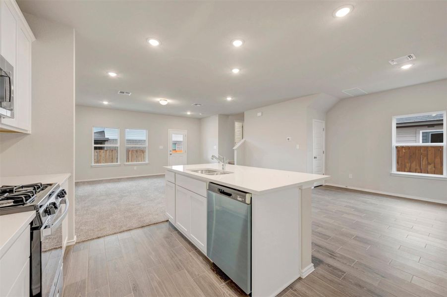 Furnished interior view inside a new home in Heritage, Dripping Springs (Image 13).