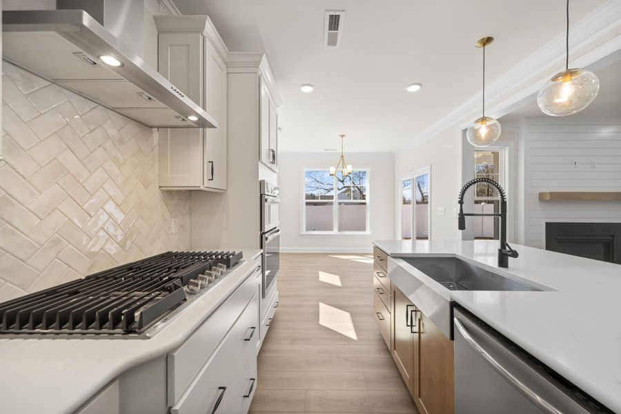 Furnished interior view inside a new home in Grove Park, Clemmons (Image 9).