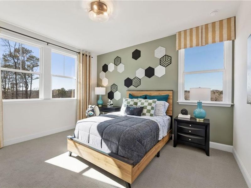 Furnished interior view inside a new home in Fern Hollow, Buford (Image 24).