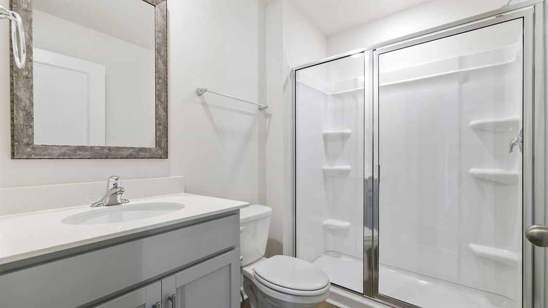 Furnished interior view inside a new home in Bentley Park, Greenwood (Image 10). Furnished interior view inside a new home in Bentley Park, Greenwood (Image 10).
