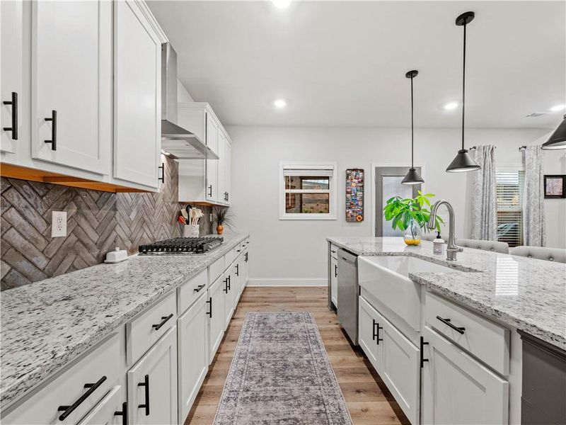 Furnished interior view inside a new home in , Hoschton (Image 55).