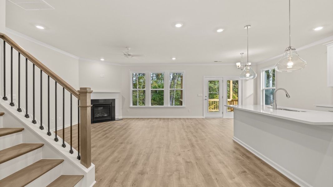 Representative unfurnished interior of a home built from the Summit by D.R. Horton in The Gates at Pates Creek, Hampton (Image 21).