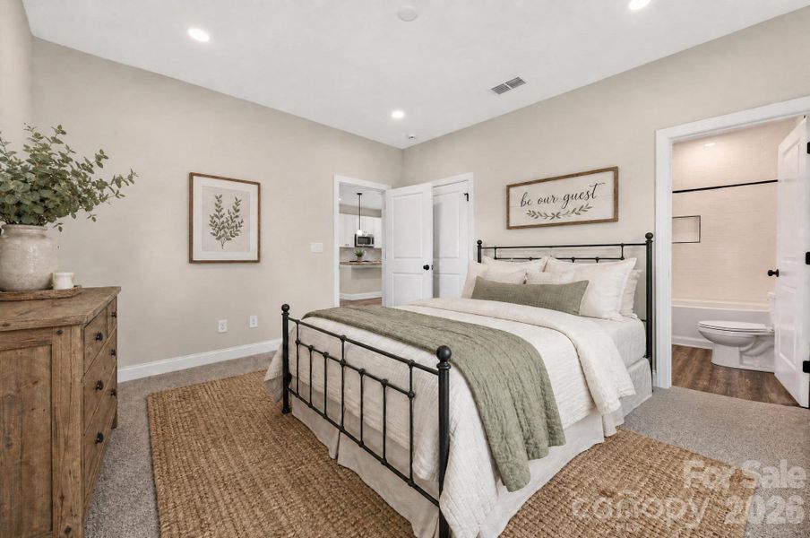 Furnished interior view inside a new home in , Kings Mountain (Image 11).