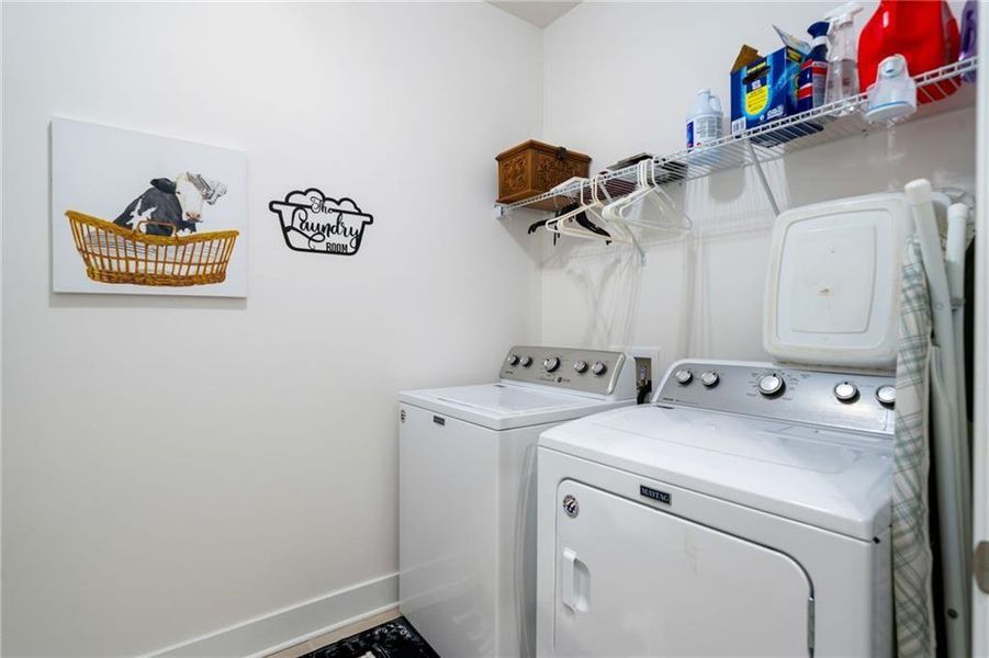 Furnished interior view inside a new home in Hickory Bluffs, Canton (Image 4).