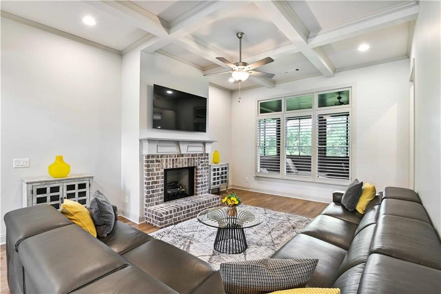 Furnished interior view inside a new home in , Auburn (Image 59).