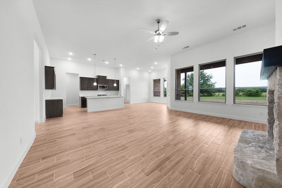 Spacious, unfurnished interior of a new home in Creekview Farms, Greenville (Image 22). Spacious, unfurnished interior of a new home in Creekview Farms, Greenville (Image 22).