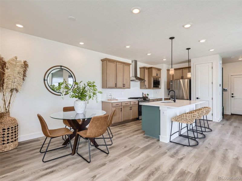 Furnished interior view inside a new home in Elevations at Murphy Creek, Aurora (Image 5).