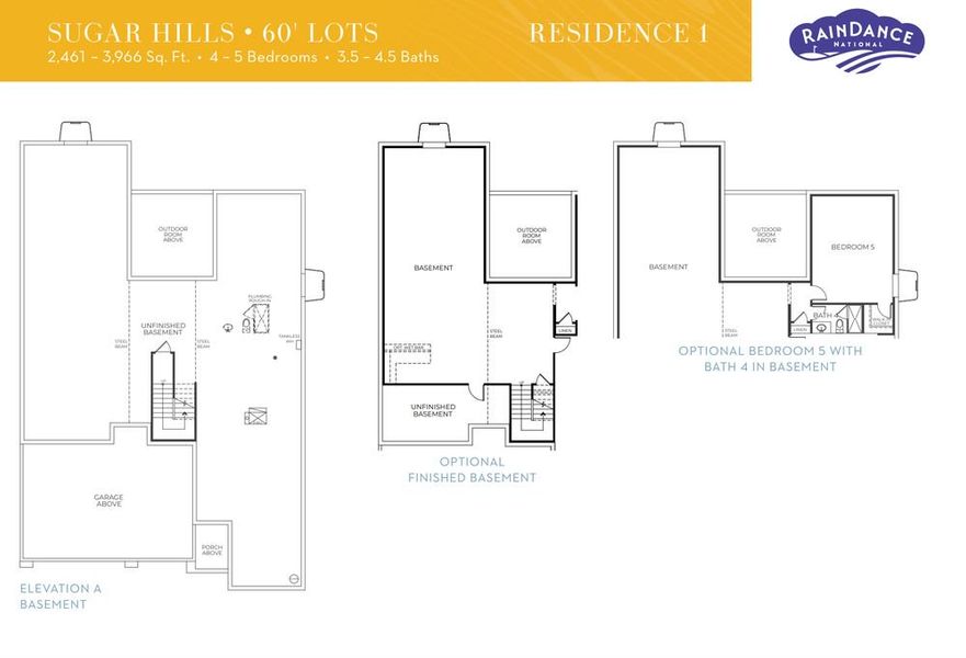 Sugar Hills Plan 1 Floor Plan