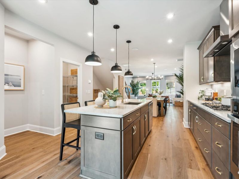 Representative furnished interior of a home built from the Hudson by Tri Pointe Homes in Old Town Village, Waxhaw (Image 30).