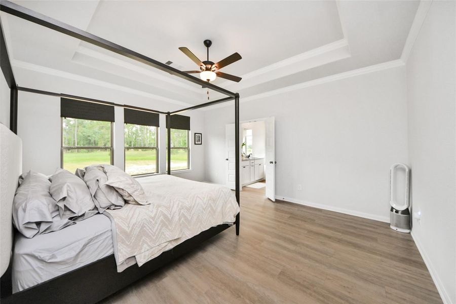 Furnished interior view inside a new home in Barton Place, Cleveland (Image 6).