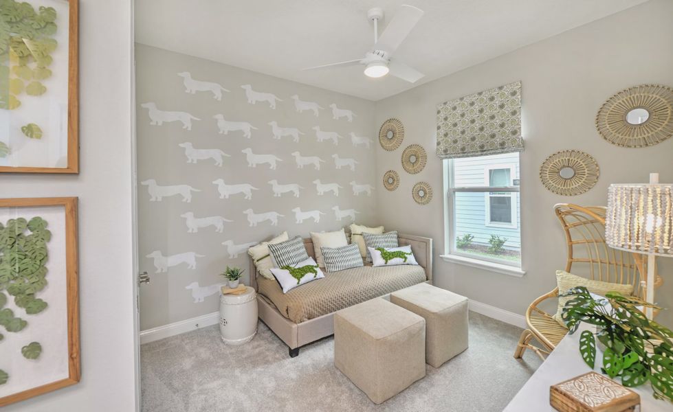 Furnished interior view inside a new home in Middlebourne, St. Johns (Image 20). Furnished interior view inside a new home in Middlebourne, St. Johns (Image 20).