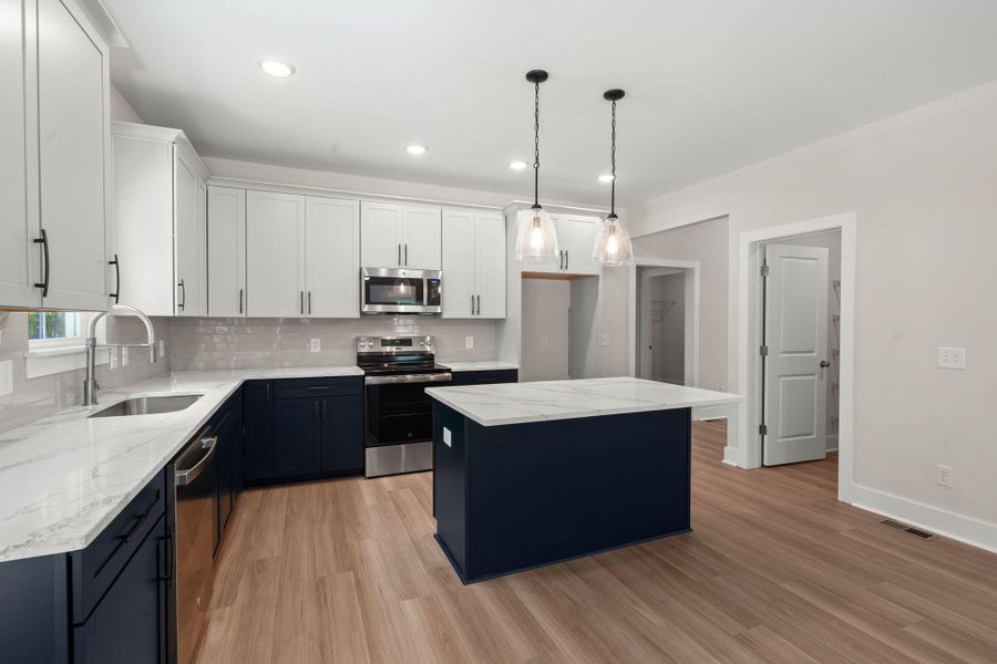 Furnished interior view inside a new home in , Hollywood (Image 9).