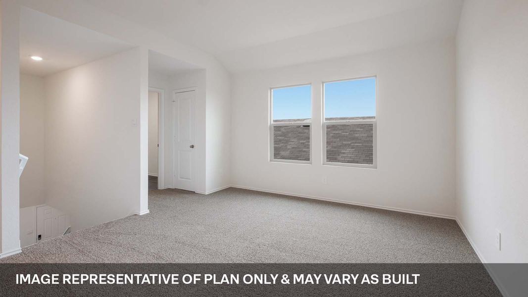 Spacious, unfurnished interior of a new home in Wayside, Uhland (Image 14).