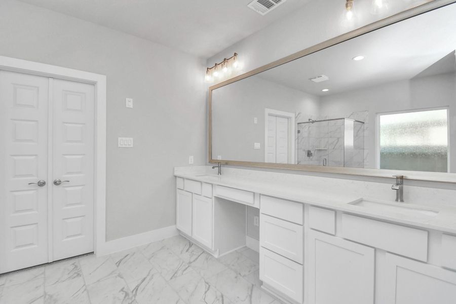 Furnished interior view inside a new home in Bradbury Forest, Spring (Image 10). Furnished interior view inside a new home in Bradbury Forest, Spring (Image 10).