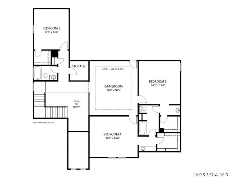 2D floor plan layout of this home in Esperanza - 70', Boerne, TX (Image 3). 2D floor plan layout of this home in Esperanza - 70', Boerne, TX (Image 3).