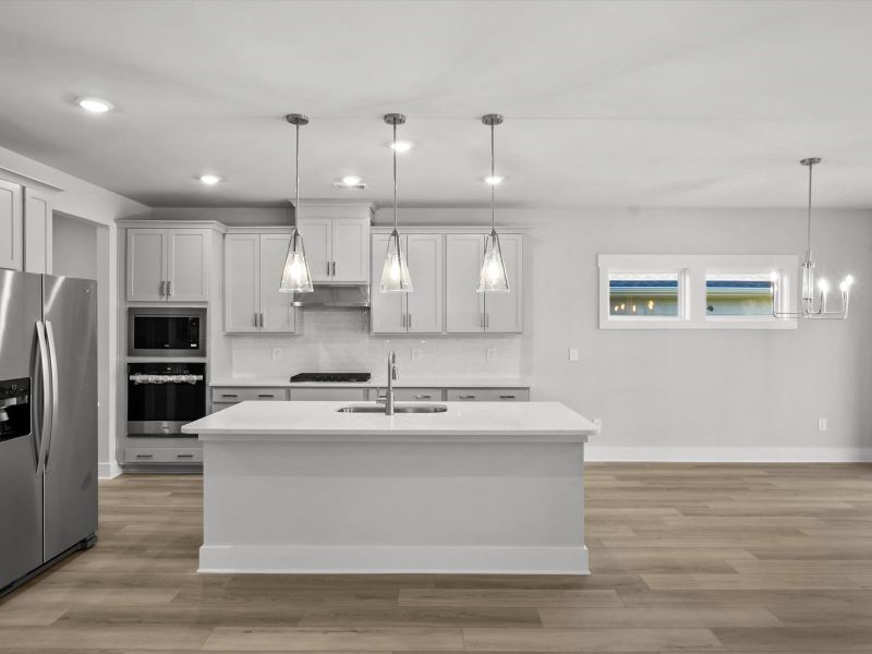 Furnished interior view inside a new home in Riverwood Farm, Piedmont (Image 3).