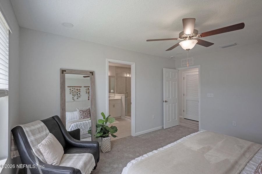 Furnished interior view inside a new home in , Jacksonville (Image 26). Furnished interior view inside a new home in , Jacksonville (Image 26).