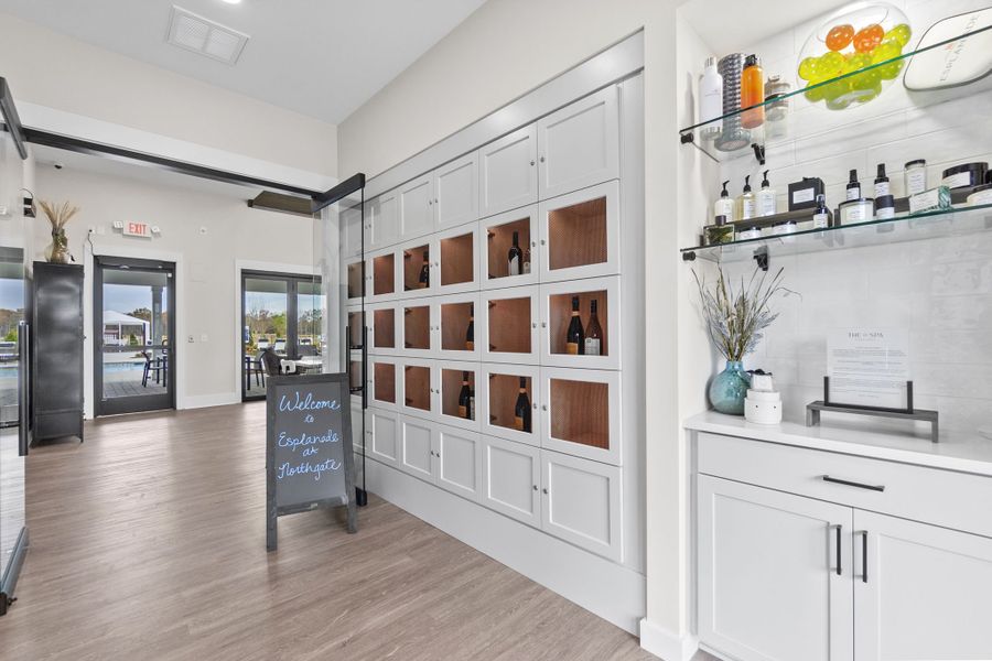 Furnished interior view inside a new home in Esplanade at Northgate, Indian Trail (Image 13).