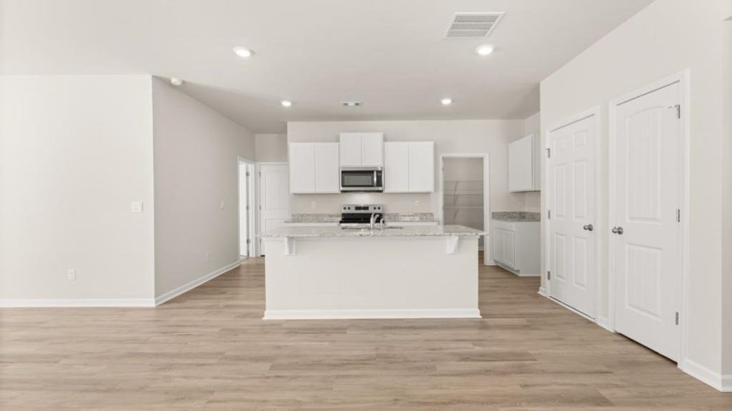 Furnished interior view inside a new home in Pointe Park, Union City (Image 5).