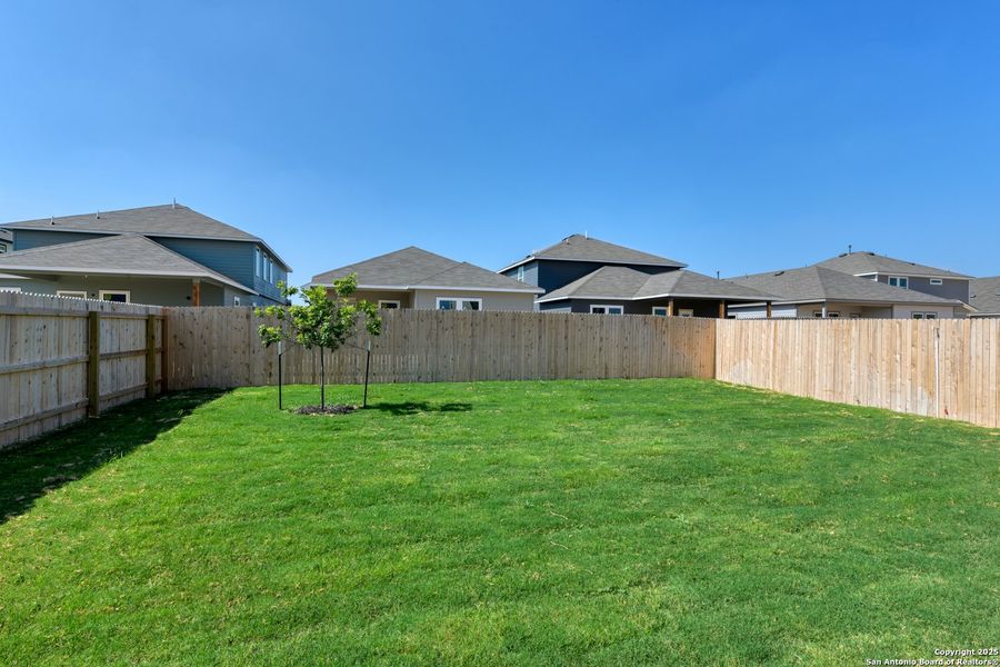 Exterior details and patio area of a home in Enclave at Hennersby Hollow 50's, San Antonio (Image 3). Exterior details and patio area of a home in Enclave at Hennersby Hollow 50's, San Antonio (Image 3).