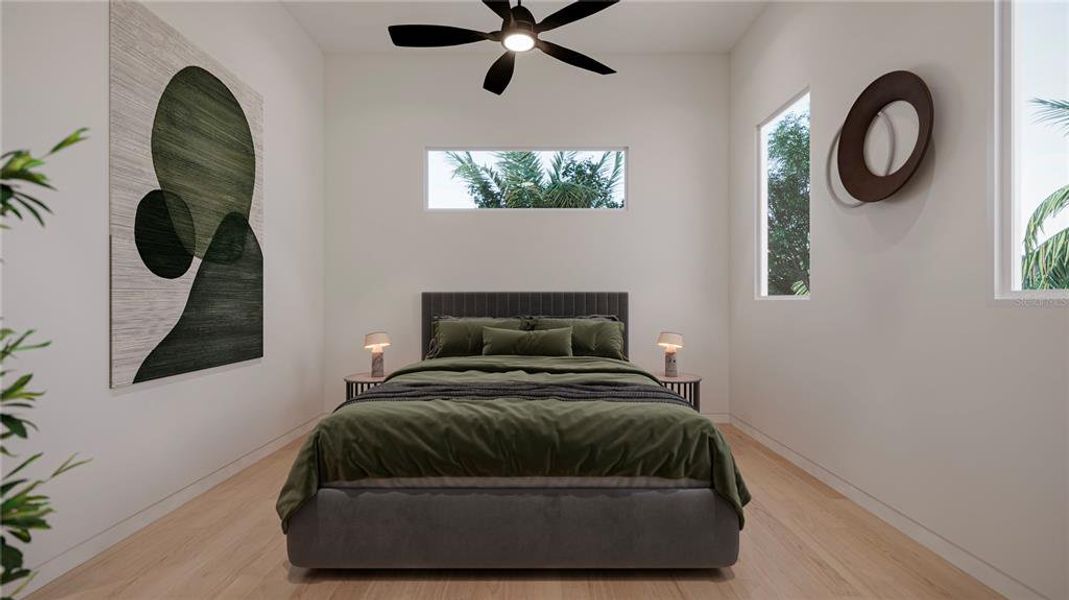 Furnished interior view inside a new home in , Orlando (Image 15).
