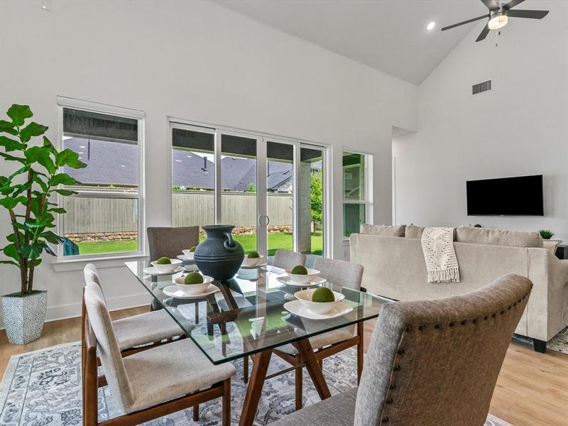 Furnished interior view inside a new home in , Northlake (Image 20).