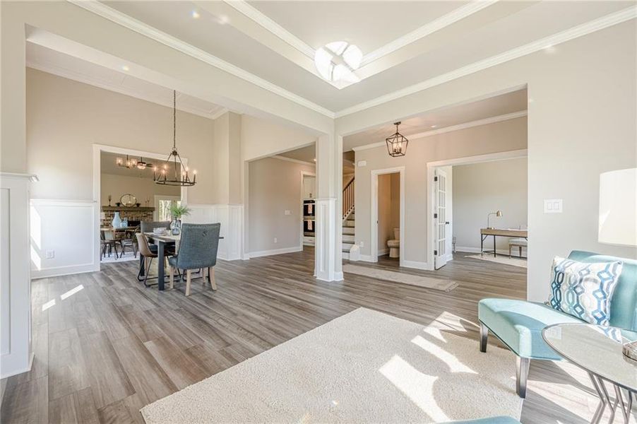 Furnished interior view inside a new home in , Covington (Image 39).
