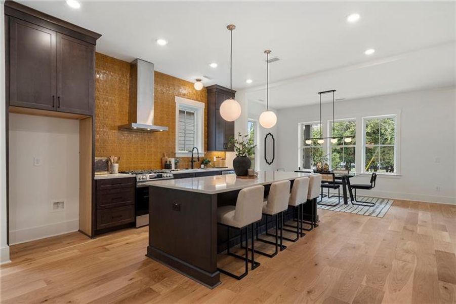 Furnished interior view inside a new home in , Atlanta (Image 45).