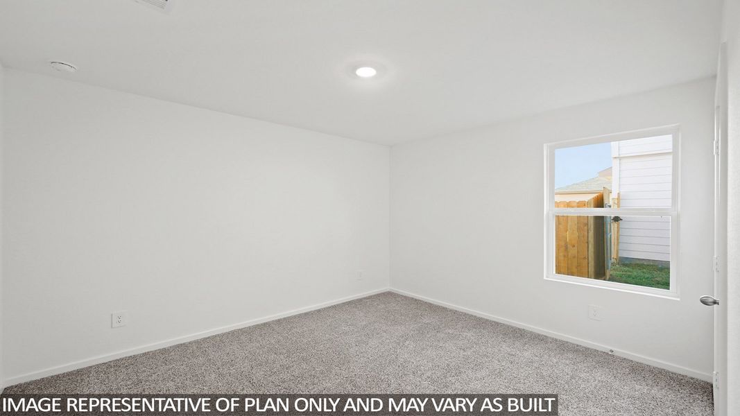 Representative unfurnished interior of a home built from the Callahan by D.R. Horton in Eastern Wells, Jarrell (Image 20).
