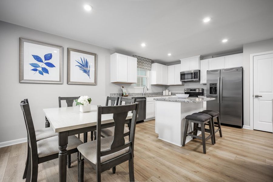 Furnished interior view inside a new home in Somerset, Santee (Image 5).