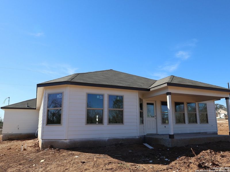 In-progress construction of a new home in Chaparral Ranch, Floresville, TX (Image 23).