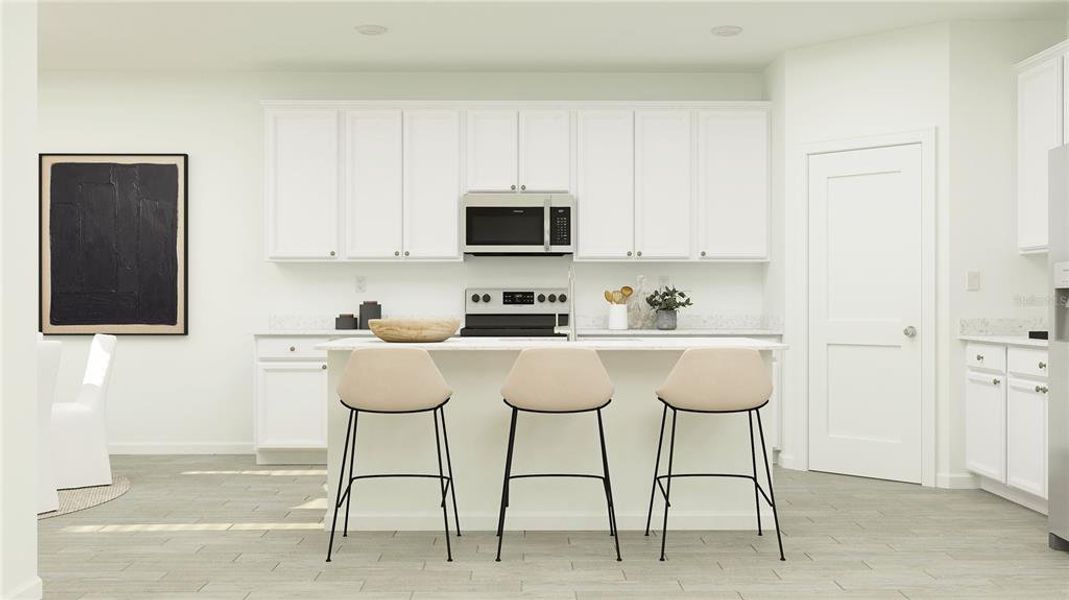 Furnished interior view inside a new home in Trailhead Landing: Trailhead Landing 60s, Alachua (Image 10).