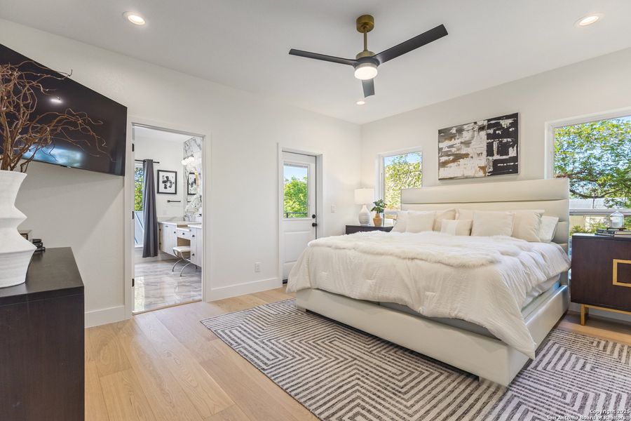 Furnished interior view inside a new home in , San Antonio (Image 44).