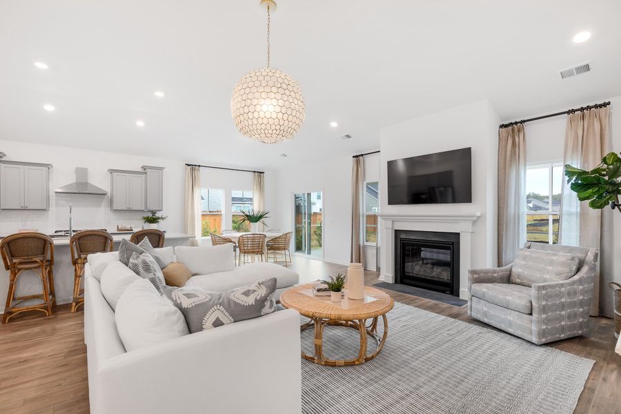 Furnished interior view inside a new home in Sweetgrass at Summers Corner: Coastal Collection, Summerville (Image 7).