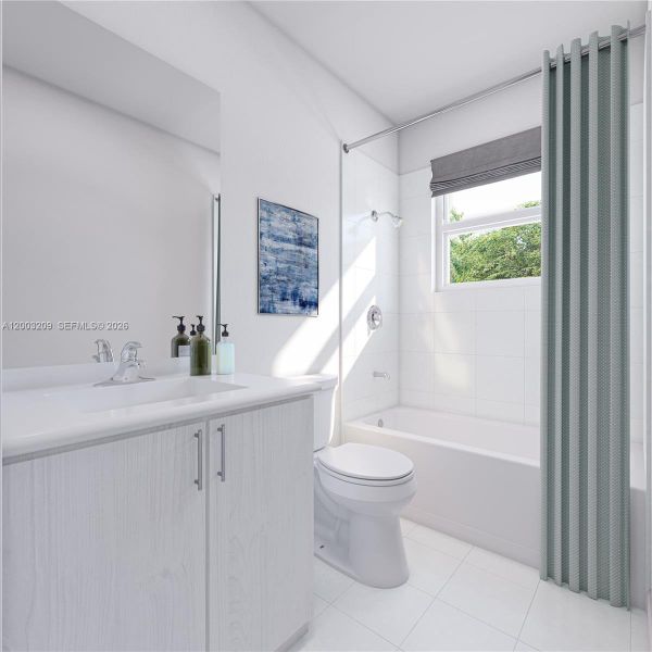 Furnished interior view inside a new home in Acacia Groves, Homestead (Image 4).