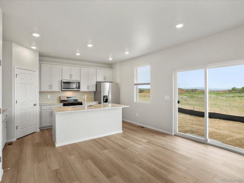 Furnished interior view inside a new home in Westgate, Greeley (Image 13). Furnished interior view inside a new home in Westgate, Greeley (Image 13).