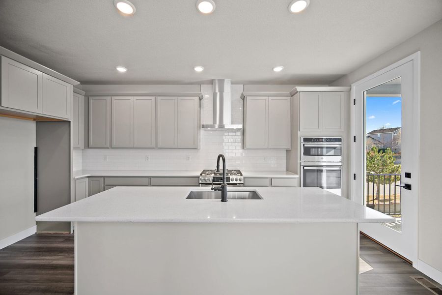 Furnished interior view inside a new home in Pony Park, Colorado Springs (Image 12). Furnished interior view inside a new home in Pony Park, Colorado Springs (Image 12).