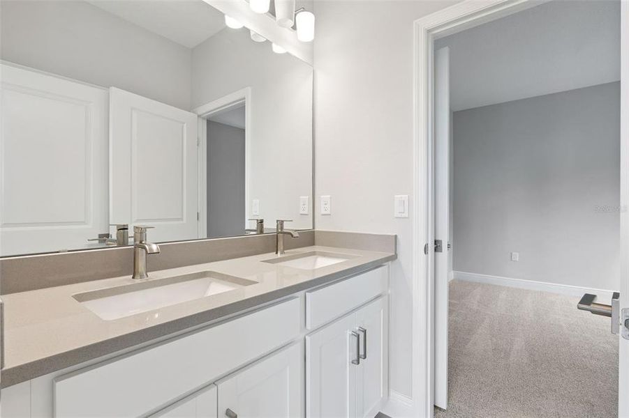 Furnished interior view inside a new home in Weslyn Park at Sunbridge, St. Cloud (Image 17).
