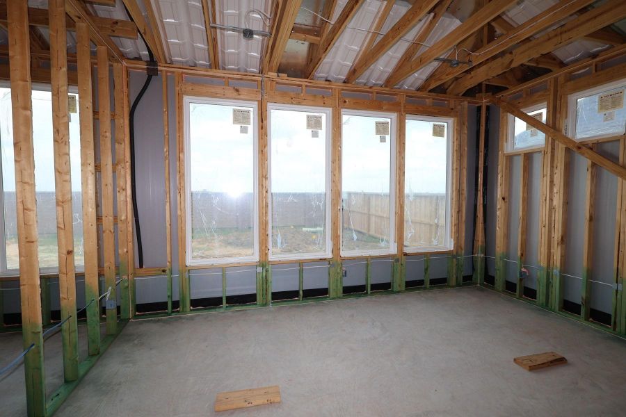 In-progress construction of a new home in Dunham Pointe, Cypress, TX (Image 3).