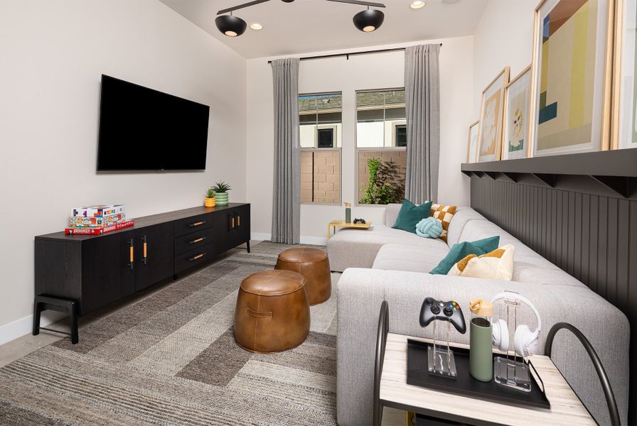 Representative furnished interior of a home built from the Tyndall by Taylor Morrison in Verdin Summit Collection, Phoenix (Image 13).