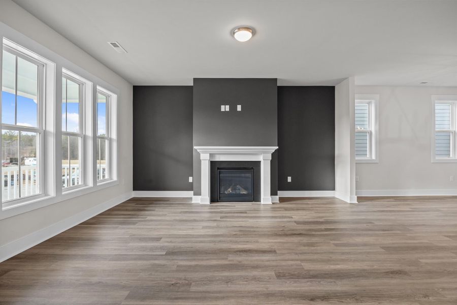 Representative unfurnished interior of a home built from the Southbound Train by Garman Homes in Wendell Falls, Wendell (Image 20).