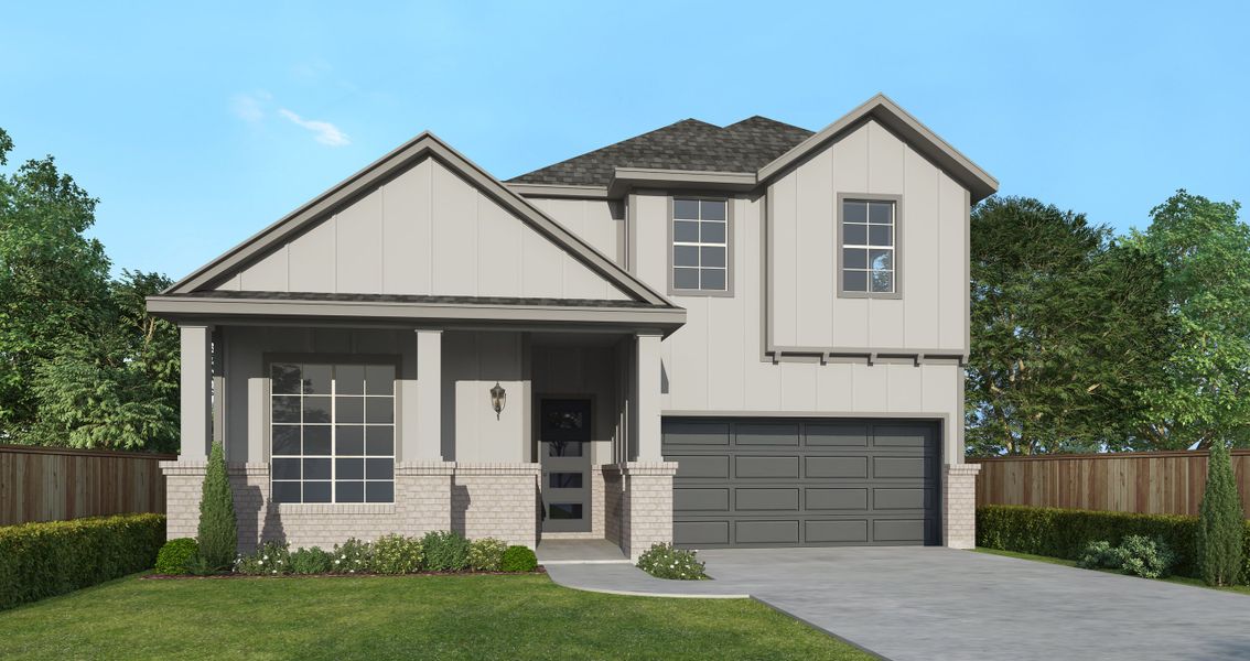 Representative exterior photo of a completed home built from the Alexis by Our Country Homes in Parks of Aledo, Aledo, TX (Image 4).