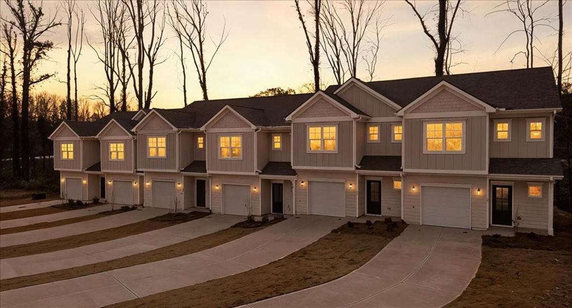 Front exterior of a new home in , Lavonia, GA, highlighting curb appeal (Image 2). Front exterior of a new home in , Lavonia, GA, highlighting curb appeal (Image 2).