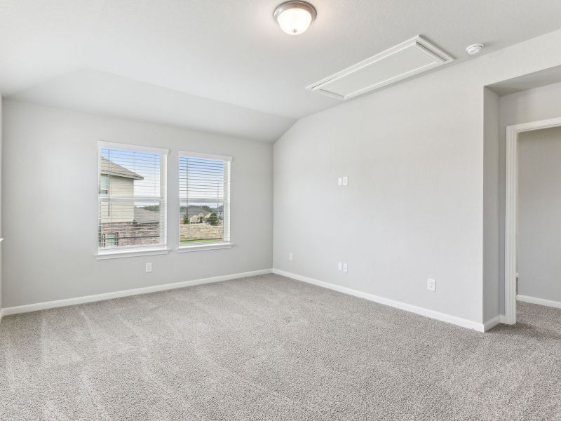 Second floor landing in the Matador floorplan at a Meritage Homes community.