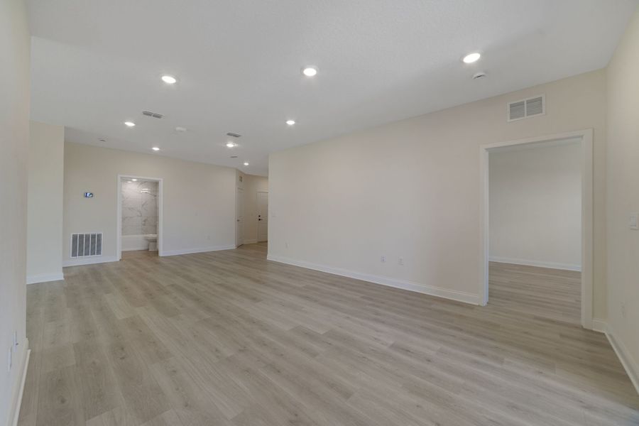 Spacious, unfurnished interior of a new home in Gatherings® of Lake Nona, Orlando (Image 23). Spacious, unfurnished interior of a new home in Gatherings® of Lake Nona, Orlando (Image 23).