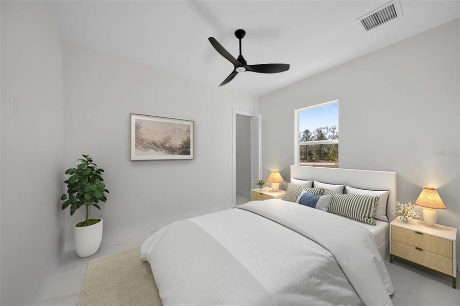 Furnished interior view inside a new home in , Punta Gorda (Image 35).