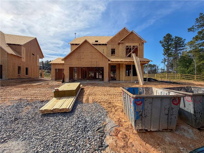 In-progress construction of a new home in , Dallas, GA (Image 40).