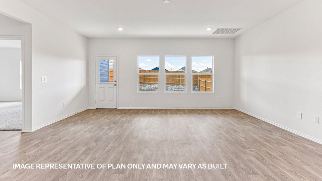 Representative unfurnished interior of a home built from the The Ozark by D.R. Horton in Durango, Mustang Ridge (Image 19).